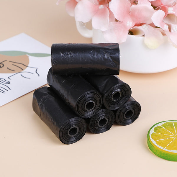 Small Garbage Bags – Heavy-Duty Black 17x19 Inch | FERVENT