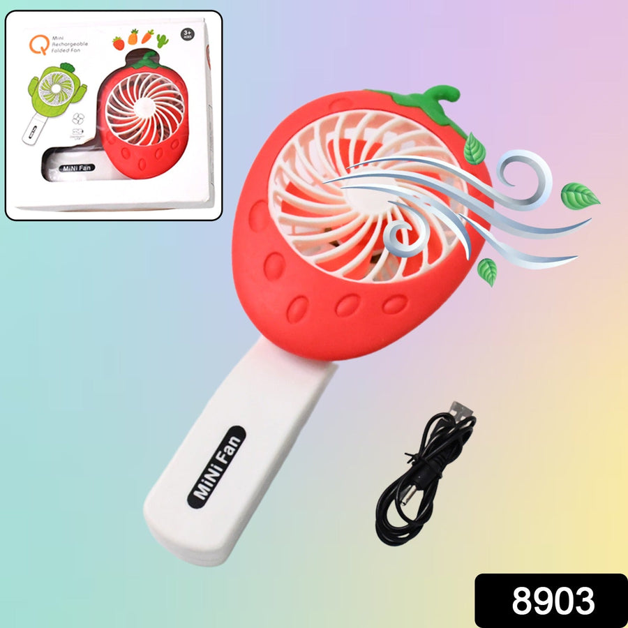 Handheld Mini Fan – Portable, Foldable, USB Operated Cooling