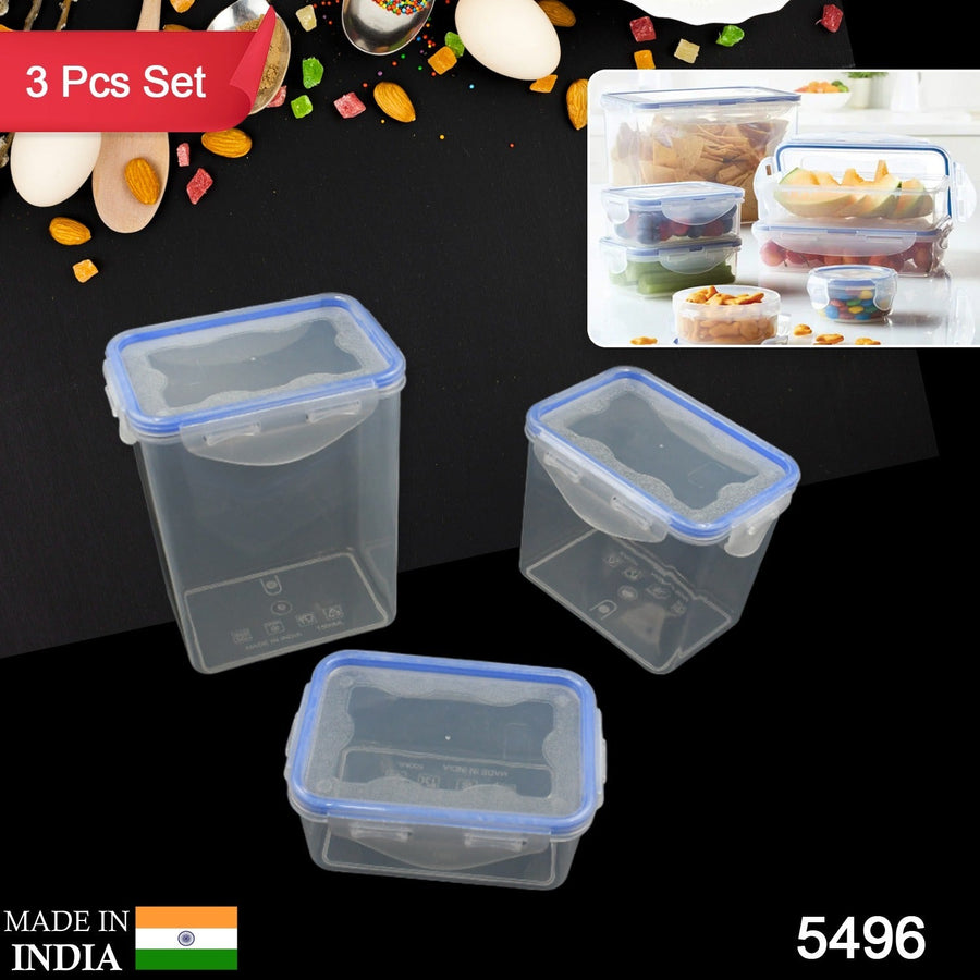 Airtight Kitchen Storage Container – 3 Pc Food Grade Set | Velvet Wheels