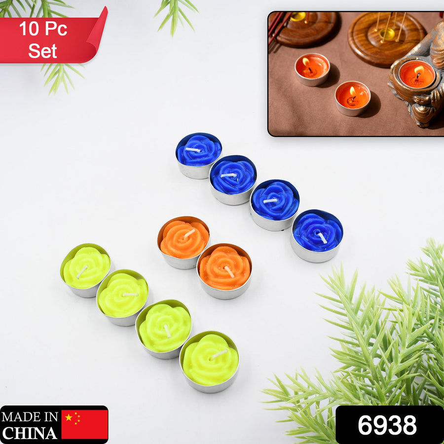 Rose Tealight Candles – Scented Floating Pack of 10 | Indo Glow