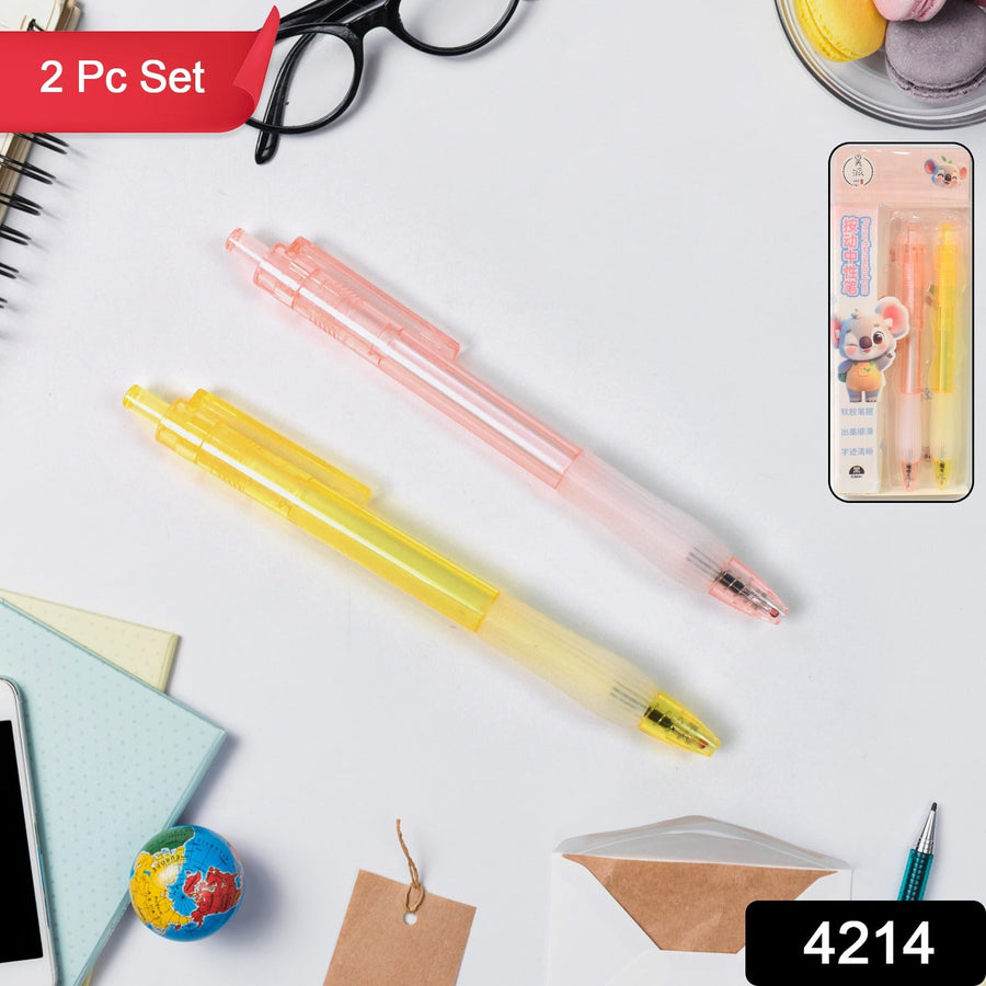 Smooth Writing Ball Pen – Black Ink, Fine Tip (2 Pc) | CustoPen