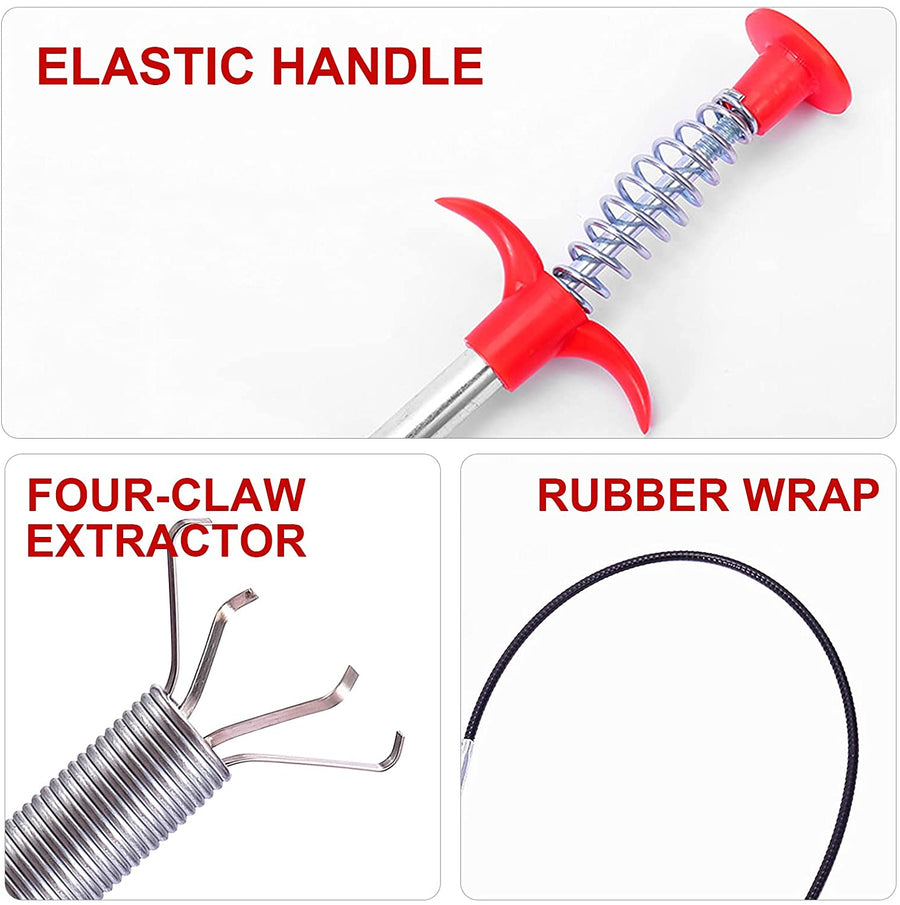 Drain Cleaner Tool – 290cm Flexible Pipe Clog Remover | ToolMate Pro
