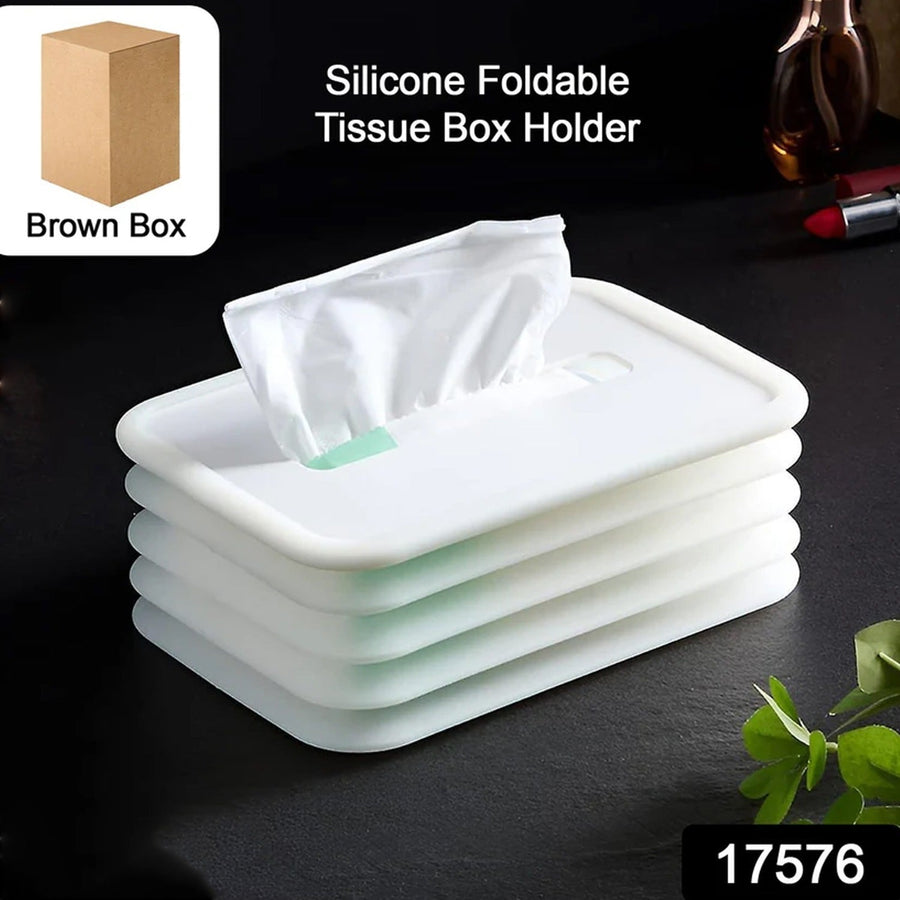 Silicone Tissue Holder – Foldable & Stylish for Home & Office