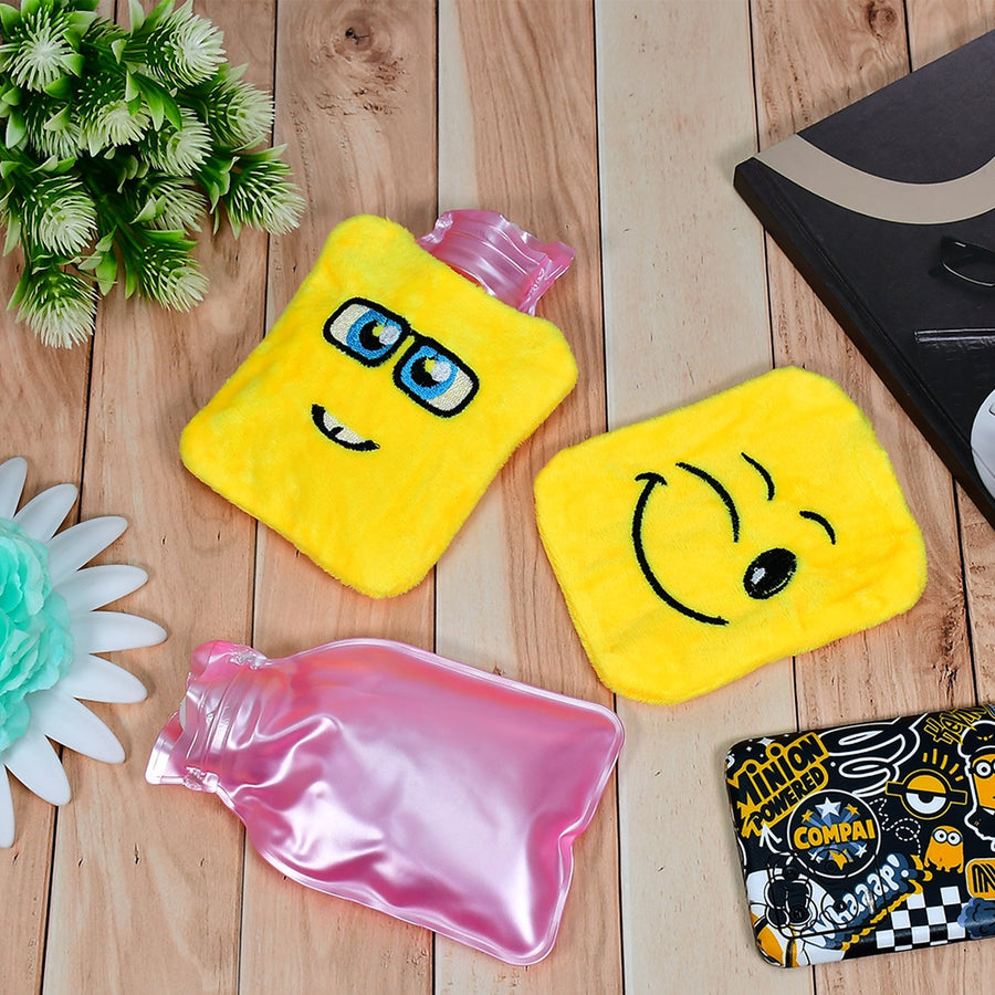 Mini Hot Water Bag – Emoji Relief for Pain & Cramps | Velvet Wellness