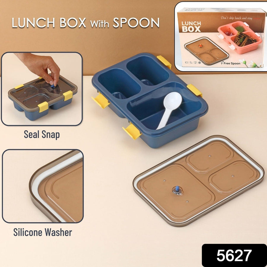 Kids Lunch Box – 3-Compartment, Leak-Proof Tiffin | Lunchie Bunchie