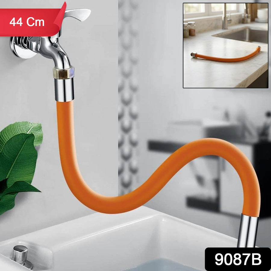 Flexible Silicone Water Tap Extender – 44cm Reach & Easy Installation
