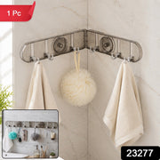 Suction cup wall hook rack