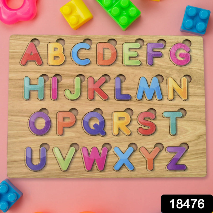 Wooden ABC Puzzle – Shapes Learning Board for Toddlers | Little Learners