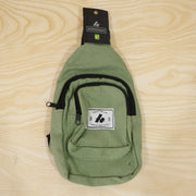 Compact sling bag with multiple compartments for gadgets and cards