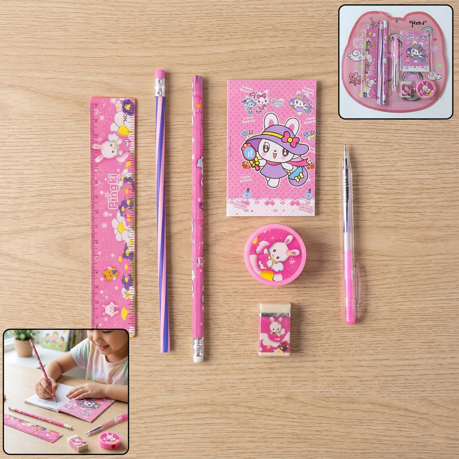 Kids Stationery Set – Complete 7-in-1 Creative School Supplies