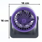 Adjustable desktop fan with USB power for home and office