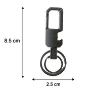 Compact and rugged metal key holder, designed to be lightweight for daily carry.