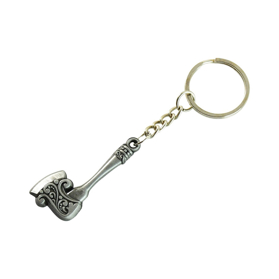 Axe Shape Metal Keychain – Durable Vintage Style Accessory