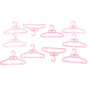 Durable plastic baby hangers for tops, dresses and coats