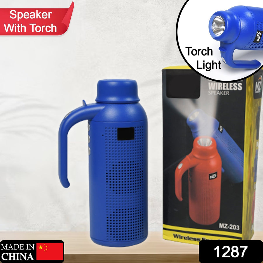 Bluetooth Speaker with Torch – Portable Wireless Sound & Flashlight | Indo Glow