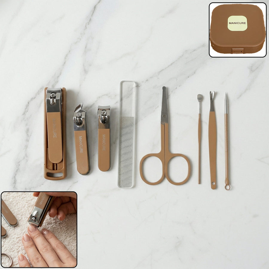 Manicure Pedicure Kit – Complete Nail Care Tools Set for Home & Travel