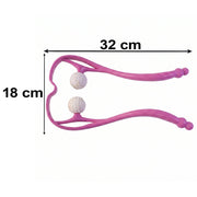 Massager handle grip view