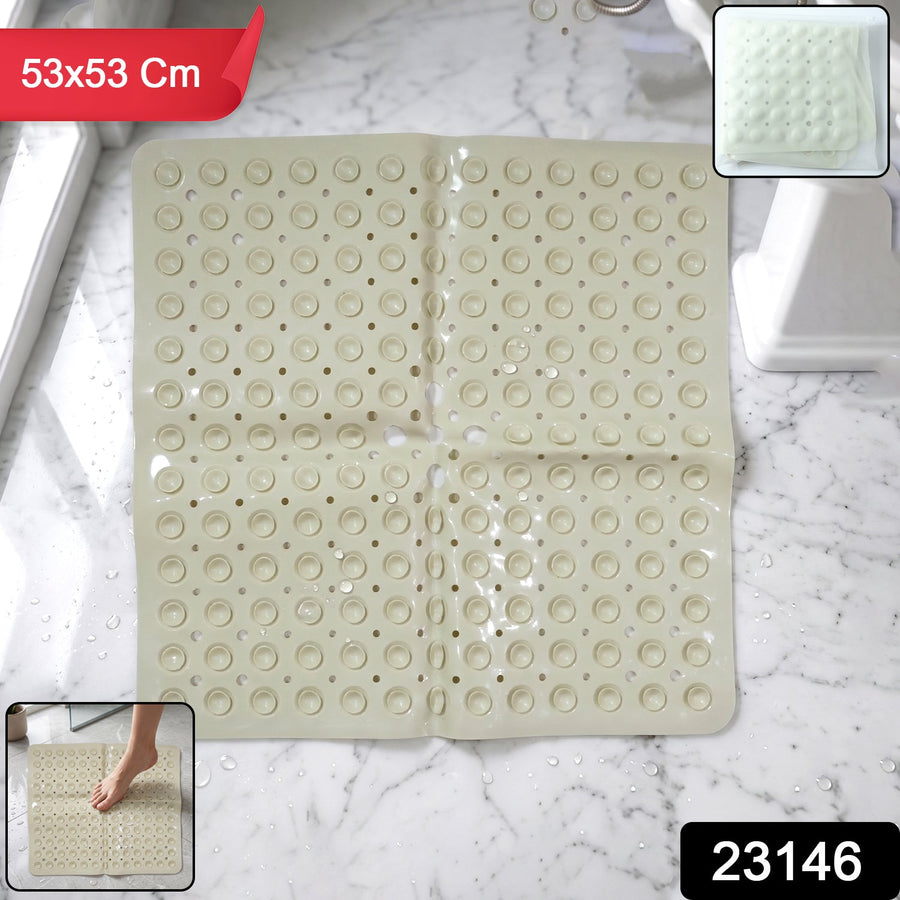 Anti-Slip Bath Mat – Secure Suction Cups for Bathroom Safety