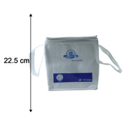 Thermal lunch bag showing dimensions 23 by 20 centimeters