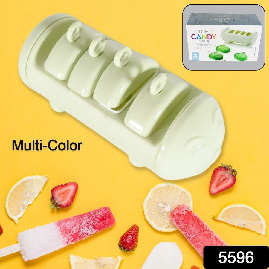 Cartoon Ice Candy Mold – 4-Cup Set for DIY Popsicles | ChillPour
