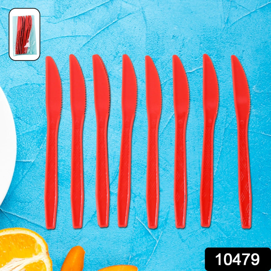 Plastic Knives – Durable Reusable Cutlery Pack of 8