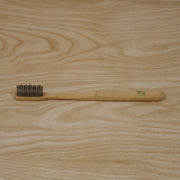Soft Bamboo Toothbrush, Biodegradable Wooden Toothbrush with Soft Bristles (1 Pc)