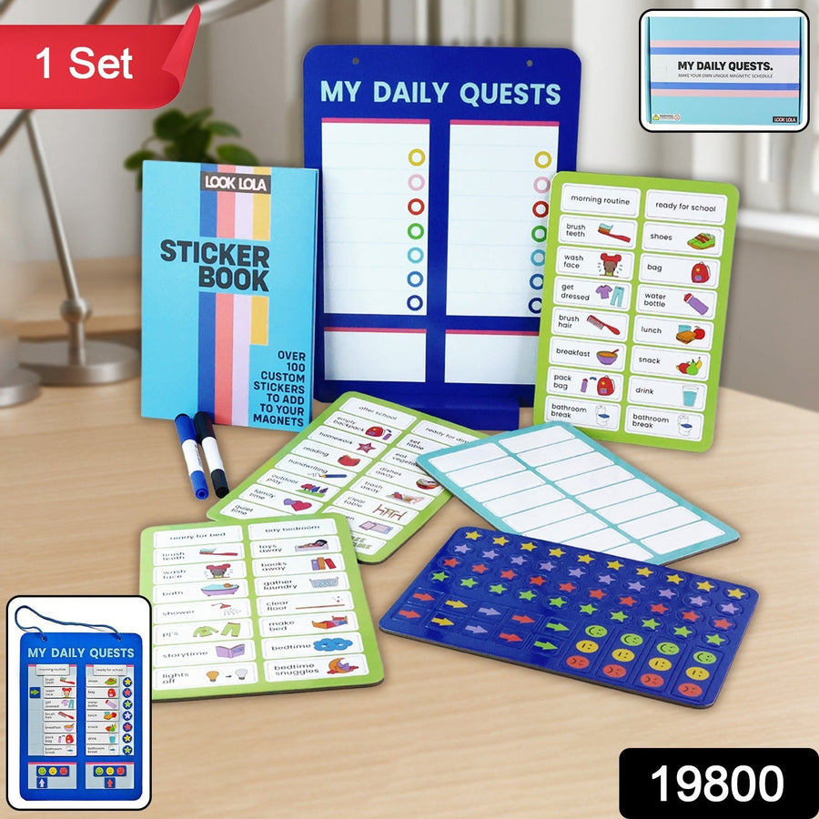Magnetic Routine Board – Engaging Habit Tracker for Kids