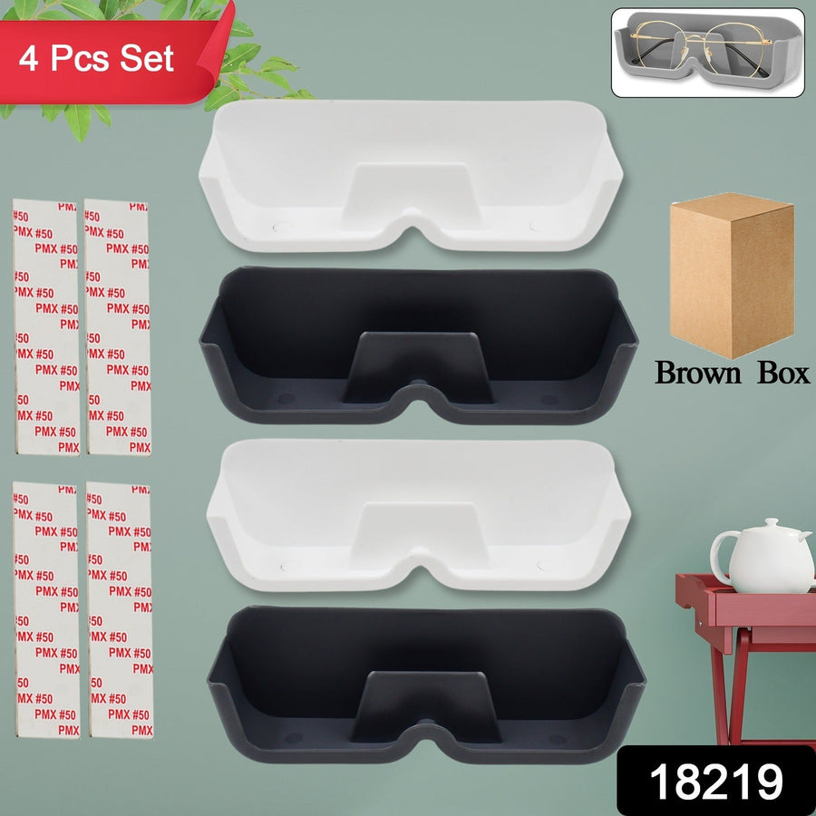 Wall Mounted Sunglasses Holder – 4 Pc Adhesive Set | GlimmerHome