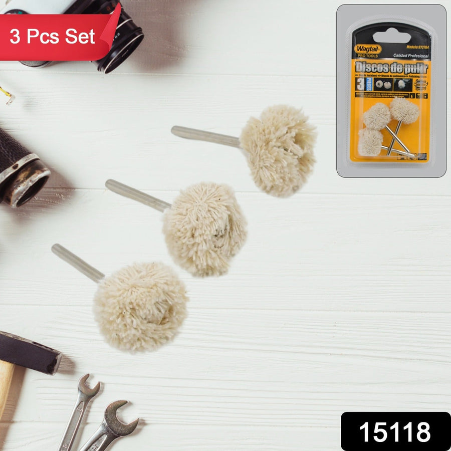 Cotton Polishing Wheels – Dremel Buffing Set 3 Pc | ToolMate Pro
