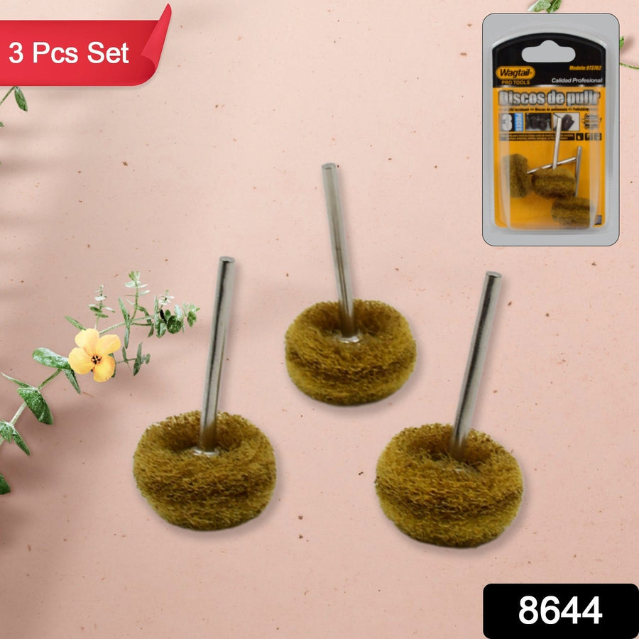 Abrasive Buffing Wheel Set – 3mm Shank for Rotary Tools | Wagtail