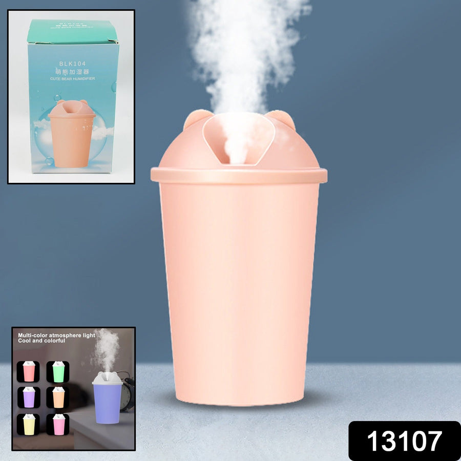 USB Humidifier – Cute Bear LED Air Mist Diffuser for Home | Airvanta