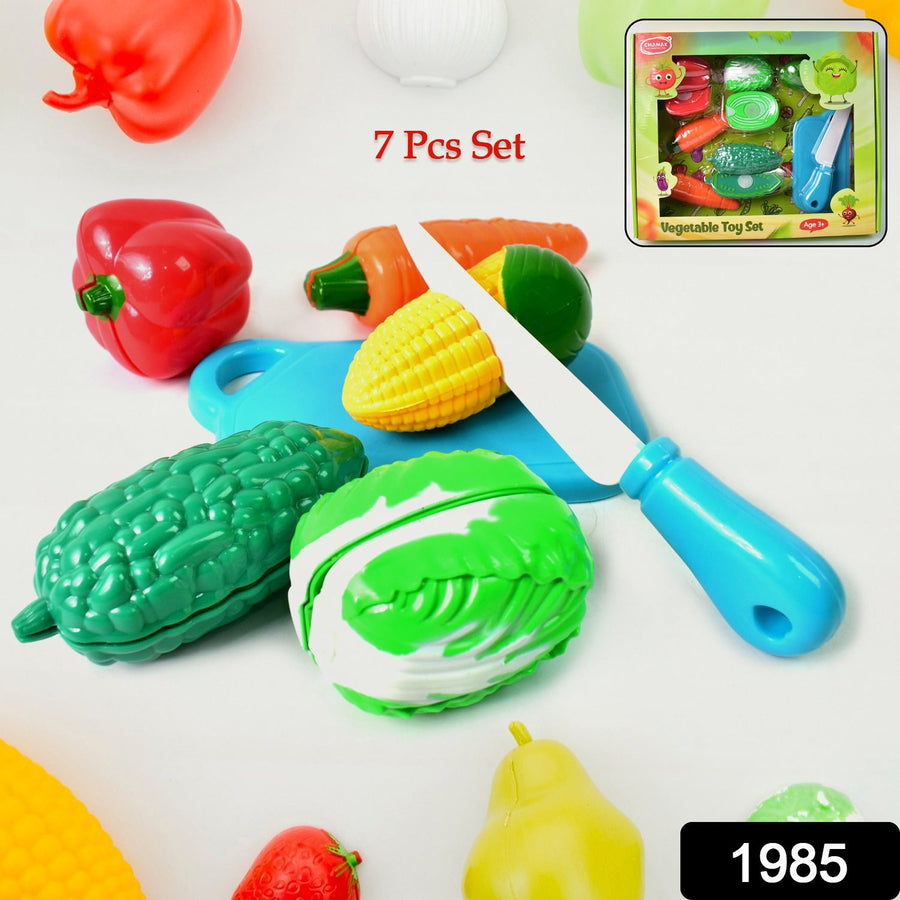 Slice & Play Toy Set – Realistic Fruits & Veggies | Aditi