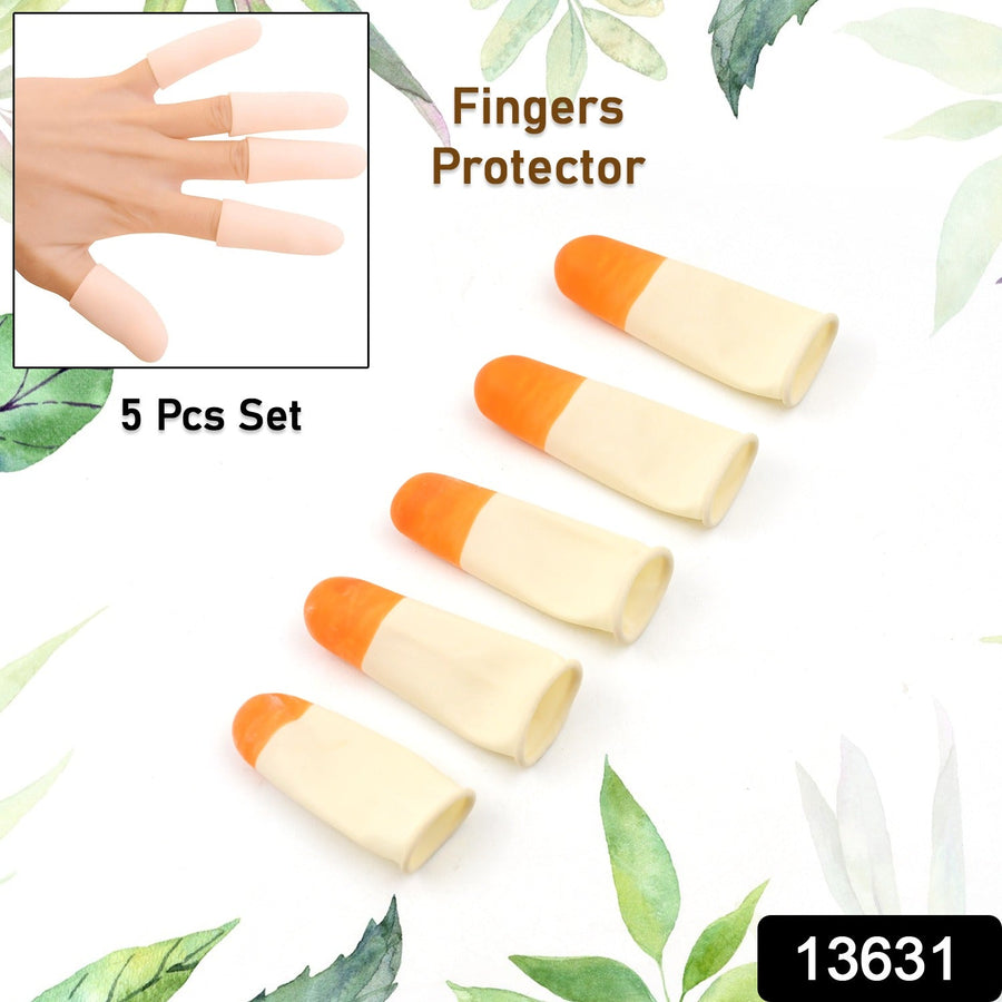 Silicone Finger Protectors – Pain Relief & Protection (5 Pc) | PureBeard