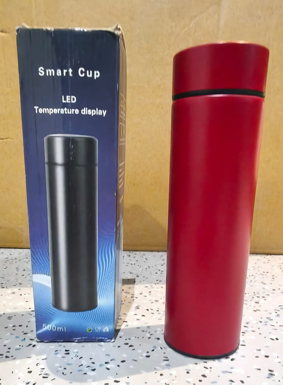 Vacuum Insulated Water Bottle – LED Temperature Display, 500ML