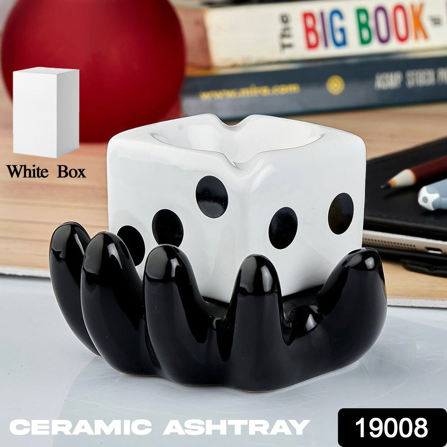 Ceramic Ashtray – Colourful Retro Smoking Accessory