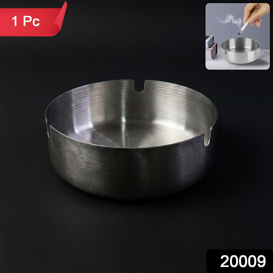 Round Tabletop Cigarette Ashtray – Multi Rest Slots & Stable Base