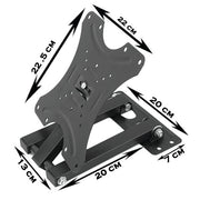 LED TV securely mounted on a sturdy wall bracket
