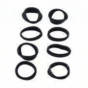 Protective wheel covers for suitcases and spinner luggage