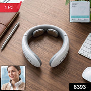 Cordless neck massager with pulse therapy for cervical relief