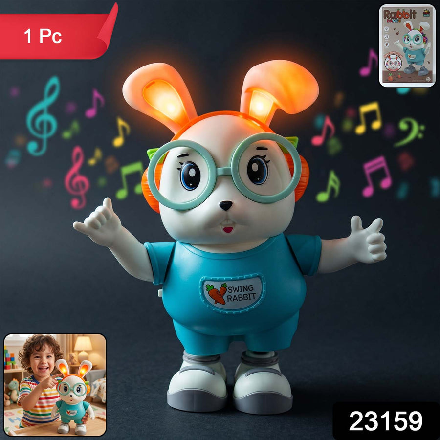 Swing Rabbit Musical Toy – Light-Up Ears & Interactive Play