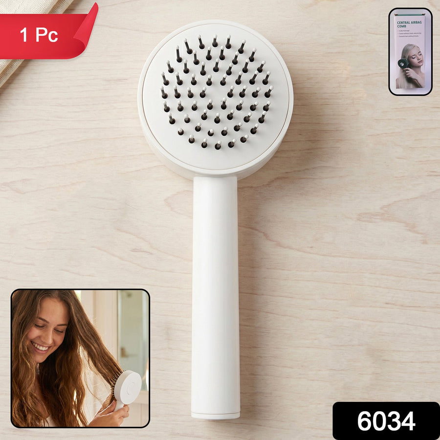 Self-Cleaning Hair Brush – Detangle & Massage | Velvet Wheels