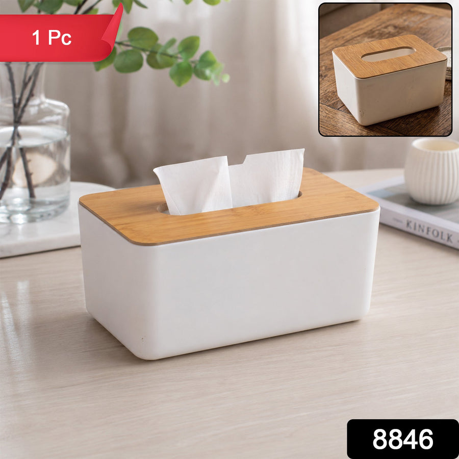 Bamboo Tissue Box – Eco-Friendly Paper Dispenser | Papezo