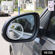 Round convex blind spot mirrors for cars to widen rear view