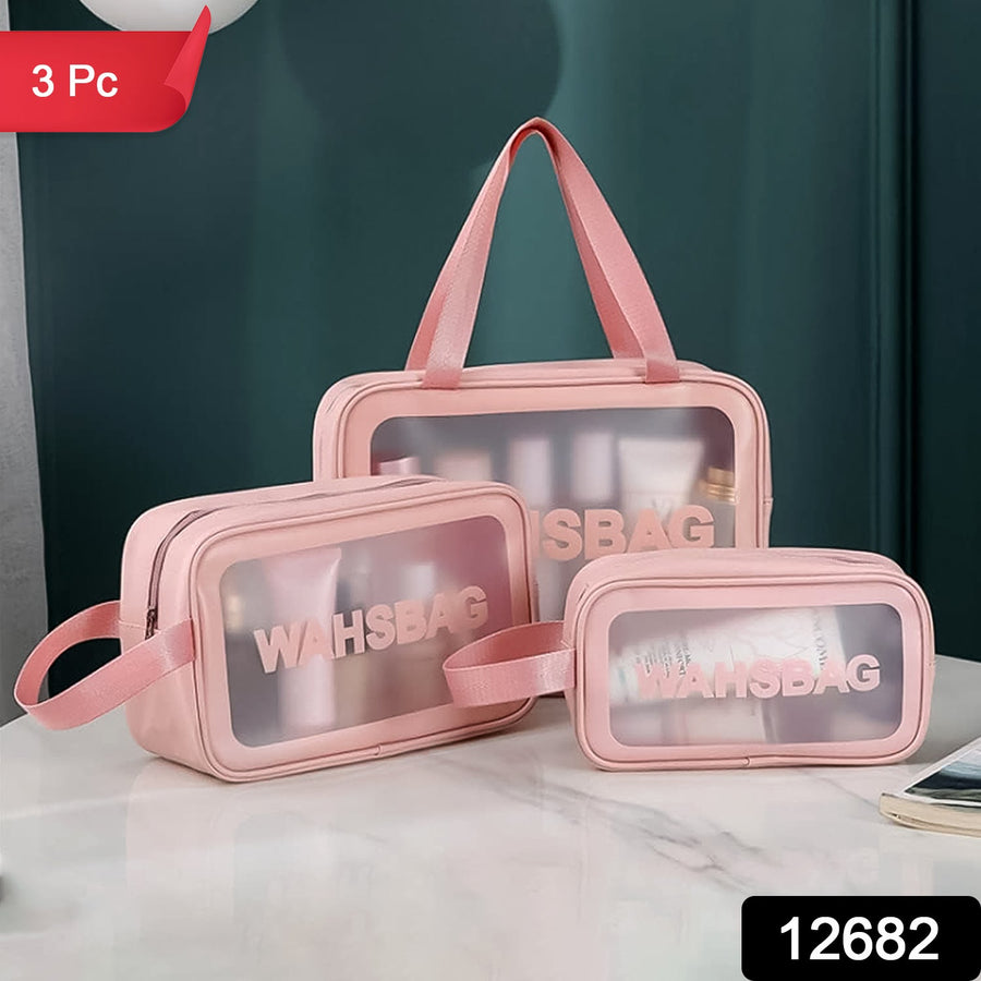 Cosmetic Pouch Set – Waterproof Travel Makeup Bags (Set of 3) | BeautyBare