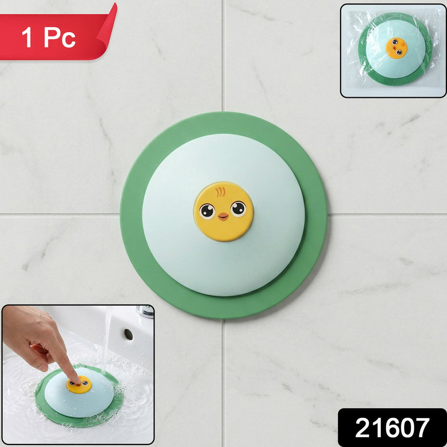 Duck Design Silicone Sink Drain Stopper – Flexible & Reusable