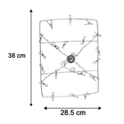 Space saving multi peg hanger for balcony and indoor drying